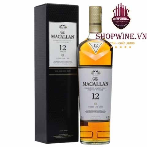  Rượu Macallan 12 Sherry Oak 700ml 