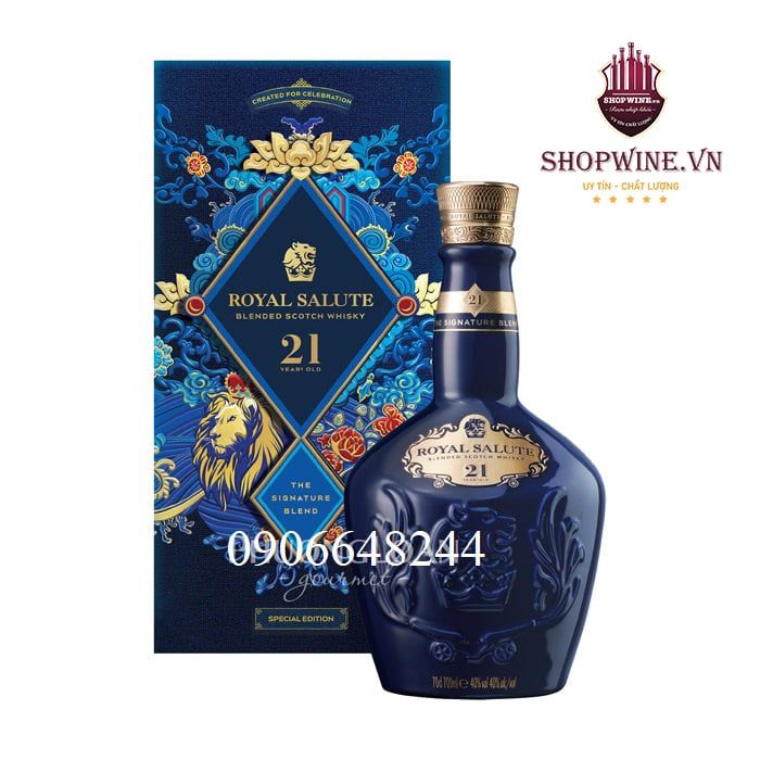  RƯỢU CHIVAS  ROYAL SALUTE 21 NĂM HỘP QUÀ TẾT 2024 