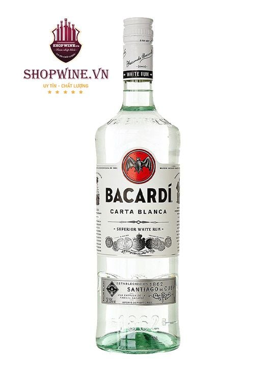  Rượu Bacardi Trắng Superior Rum 700ml 