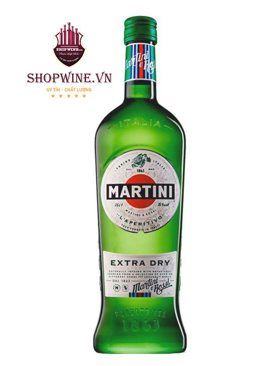 Rượu Martini Extra Dry Gin 1000ml 