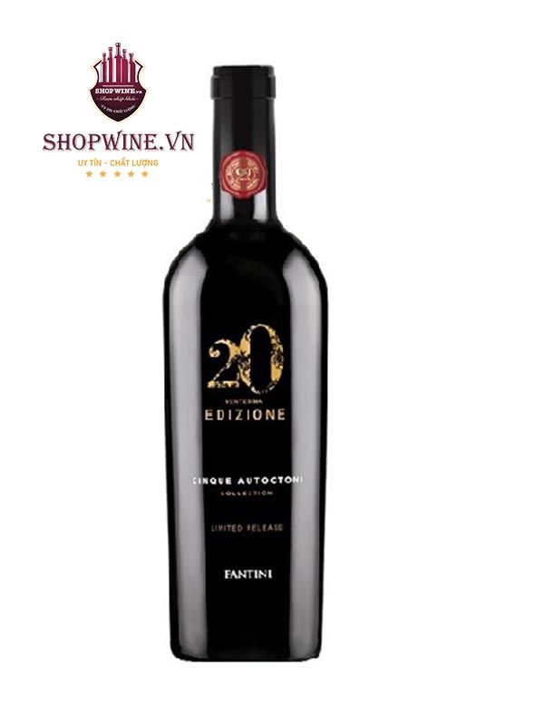  Rượu Vang 20 Edizione Limited Edition 