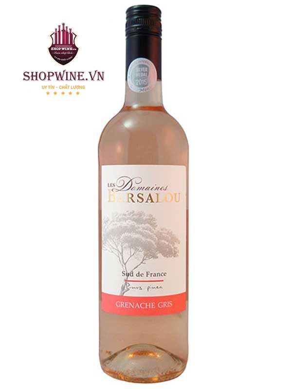  Les Domaines Barsalou Rose, Grenache Gris, IGP de l'Aude 