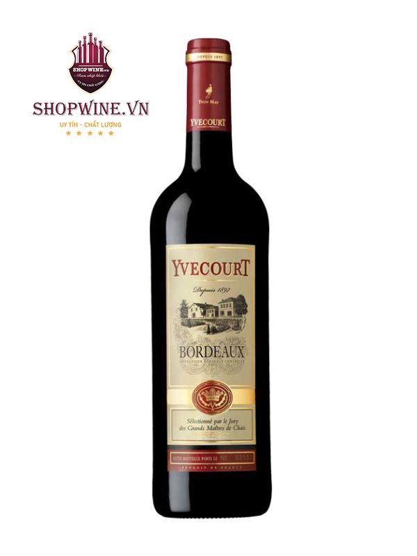  Rượu Vang Yvecourt Bordeaux Rouge 