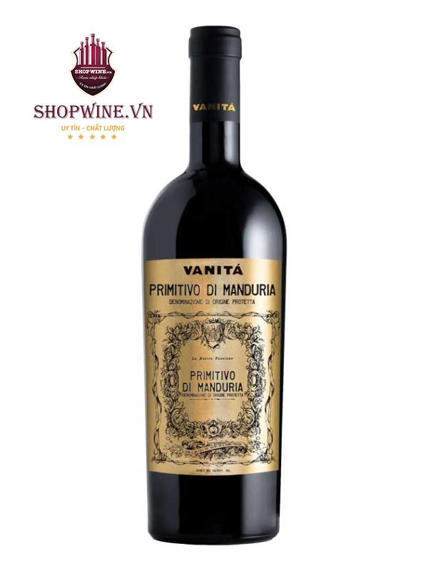  Rượu Vang Vanita Primitivo Di Manduria Vendemmia 