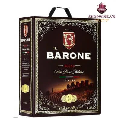  Rượu Vang Bịch Ý IL Barone Rosso 3 lít - Vang ngọt 