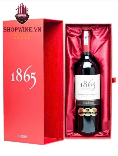  Hộp Rượu Vang 1 Chai + Rượu Vang 1865 Cabernet Sauvignon 