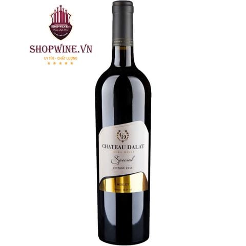  Rượu Vang Chateau Đà Lạt Special Merlot 750ml 