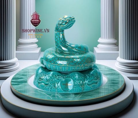  Rượu Rắn Sứ Super Vip Doha – Bích Tỵ Hoàng Kim Royal Darius 