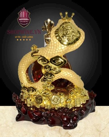  KỆ RẮN LINH VẬT 2025 + RƯỢU BRANDY XO VENUS 700ML 