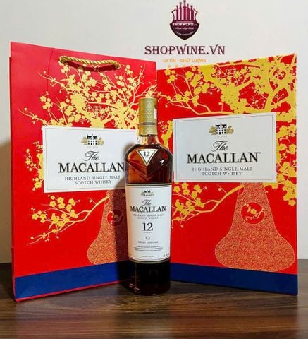  Rượu Macallan 12 Double Cask Hộp quà 2025 