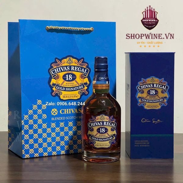  Rượu Chivas 18 năm chính hãng 