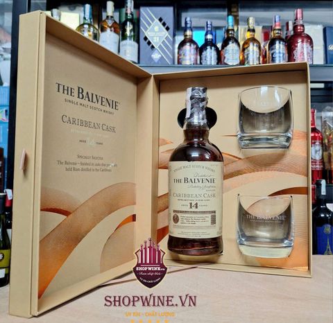  Rượu The Balvenie 14 năm Hộp quà Tết 2025 