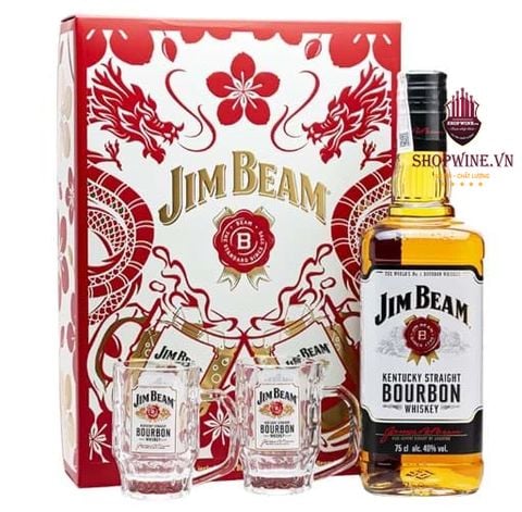  Rượu Jim Beam Hộp Quà Tết 2025 
