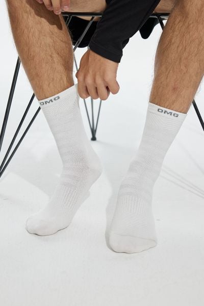  VỚ/TẤT CỔ CAO P005 (TRẮNG/ĐEN/XÁM) 