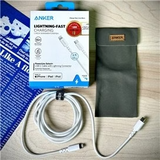  Cáp Sạc Nhanh PD Anker A8618 - 1.8m PowerLine Chống Nứt Gãy C to L Cao Cấp Chính Hãng cho iP 