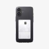 Ốp lưng Spigen Crystal Slot Crystal Clear cho iPhone 16 series 
