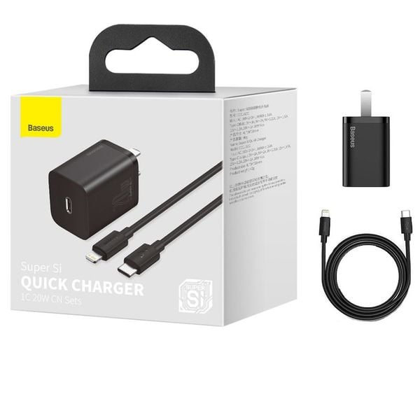  Bộ Sạc Baseus Super Si Quick Charger 20W Cao Cấp Chính Hãng 