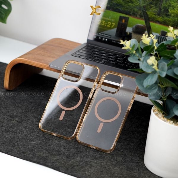  Ốp Lưng XGear Matte| Clear có Nút Control Chống Sốc Tích Hợp Sạc Không Dây Cao Cấp cho iP 16 Pro| 16 Pro Max 