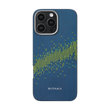  Ốp lưng PITAKA Tactile Woven Case Lumintex™ Edition ( Hở viền )  chính hãng cho iPhone 