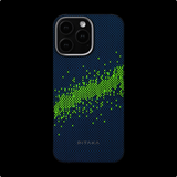  Ốp lưng PITAKA Tactile Woven Case Lumintex™ Edition ( Hở viền )  chính hãng cho iPhone 