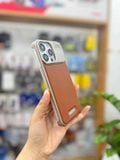  Ốp Da NJOYNY Hỗ Trợ Sạc Không Dây Cao Cấp Chính Hãng cho iPhone 
