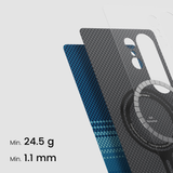  Ốp Lưng PITAKA Moonrise Bản Hở Viền – Siêu Phẩm Từ Sợi Aramid Dệt cho SamSung S25Ultra 