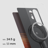  Ốp Lưng PITAKA Sunset Bản Hở Viền – Siêu Phẩm Từ Sợi Aramid Dệt cho SamSung S25Ultra 
