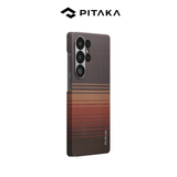  Ốp Lưng PITAKA Sunset Bản Hở Viền – Siêu Phẩm Từ Sợi Aramid Dệt cho SamSung S25Ultra 
