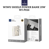  Pin dự phòng Wiwu Shield Power bank 35W Wi-P026 Cao Cấp Chính Hãng cho iPhone, iPad, Macbook,.. 