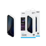  Cường Lực KHÔNG VIỀN - UNIQ OPTIX CLEAR Trong Suốt Cao Cấp Chính Hãng cho iP 15 Pro Max |16 Plus | 16 Pro | 16 Pro Max 