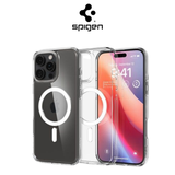  Ốp Spigen Magsafe Crytal Hybrid Magfit White cho iPhone 