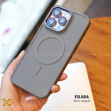  Ốp lưng Filada Nhám hỗ trợ sạc không dây chính hãng cao cấp cho iPhone 14 Pro Max | iPhone 15 Pro Max 