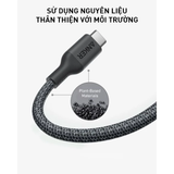  Cáp Sạc ANKER 544 TypeC to C 0.9m & 1.8m Chống Nứt Gãy Cao Cấp Chính Hãng cho iPhone| iPad 