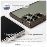  Ốp Lưng Hoda Crystal Pro Trong Suốt/ Viền Đen Hỗ Trợ Sạc Magnetic Chống Sốc Cao Cấp Chính Hãng cho SamSung S25Ultra 