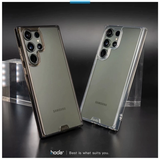  Ốp Lưng Hoda Crystal Pro Trong Suốt/ Viền Đen Hỗ Trợ Sạc Magnetic Chống Sốc Cao Cấp Chính Hãng cho SamSung S25Ultra 