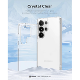  Ốp Lưng Hoda Crystal Pro Trong Suốt/ Viền Đen Hỗ Trợ Sạc Magnetic Chống Sốc Cao Cấp Chính Hãng cho SamSung S25Ultra 