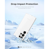  Ốp Lưng Hoda Crystal Pro Trong Suốt/ Viền Đen Hỗ Trợ Sạc Magnetic Chống Sốc Cao Cấp Chính Hãng cho SamSung S25Ultra 