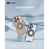 Ốp Lưng HODA® Soft Stone Stand Ring Case Hỗ Trợ Sạc Không Dây Kiêm Giá Đỡ Cao Cấp Chính Hãng cho iPhone 16 Pro | iPhone 16 Pro Max 
