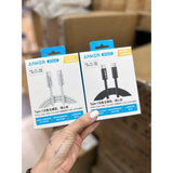  Cáp Dù Sạc Nhanh 240W Anker Zolo A8060 TypeC to C 1.5m Chống Nứt Gãy Cao Cấp Chính Hãng cho iPhone| iPad| Macbook 