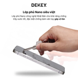  Cường Lực Dekey 3D Trong Suốt MASTER GLASS SENTERY™ Không Lẹm Viền Có Khung Trợ Dán Cao Cấp Chính Hãng cho iPhone 16 Pro Max| 16 Pro 