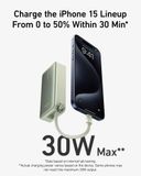  Pin Dự Phòng Anker Nano 10000mAh 30W USB-C Tích Hợp Cáp A1259 Cao Cấp Chính Hãng 