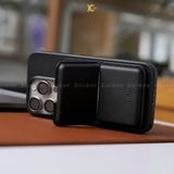  Ví da WiWU Mag Wallet MW-001 đựng thẻ hít lưng tích hợp giá đỡ cao cấp chính hãng 
