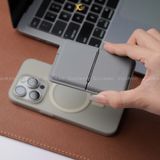  Ví da WiWU Mag Wallet MW-001 đựng thẻ hít lưng tích hợp giá đỡ cao cấp chính hãng 