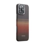  Ốp Lưng PITAKA Sunset Bản Khoét Viền Siêu Phẩm Từ Sợi Aramid Dệt cho iP 16 Pro| 16 Pro Max 