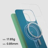  Ốp lưng PITAKA Forest Green ( Hở viền) chính hãng cho iPhone 