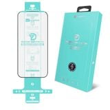  Cường Lực Hoda 3D Trong Suốt Kim Cương Carbon Có Khung Trợ Dán cho iphone 16 Pro/ 16 Promax 