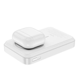  Pin Sạc Dự Phòng Wiwu Wi-P061 | 10.000mAh Tích Hợp Giá Đỡ - Cáp Sạc Type C & Lighting PD 20W |225W| Không Dây 15W 