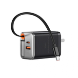  Bộ Sạc Nhanh GAN WIWU WI-G021 45W Tích Hợp Sạc Cáp Sạc C to C Cao Cấp Chính Hãng cho iPhone 