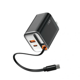  Bộ Sạc Nhanh GAN WIWU WI-G021 45W Tích Hợp Sạc Cáp Sạc C to C Cao Cấp Chính Hãng cho iPhone 