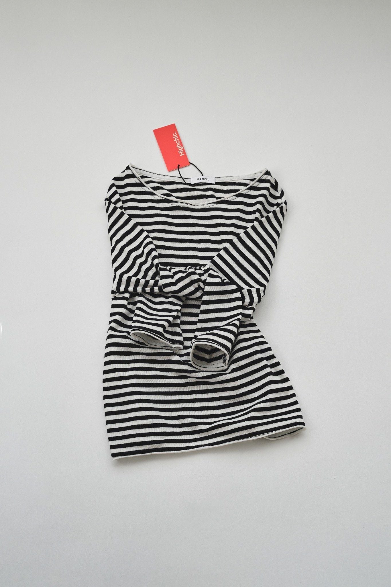  STRIPED LONG SLEEVES TOP 